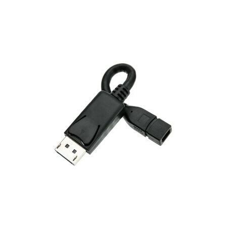 Cable Wholesale DisplayPort 1.2 Male to Mini DisplayPort Female 6 inch Adapter Cable 30H1-62206